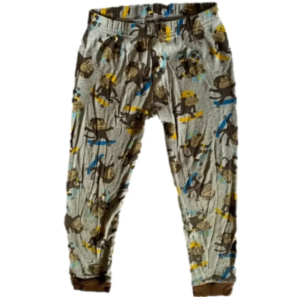 Carter’s Monkey Skateboarding Toddler Pajama Pants Size 4T